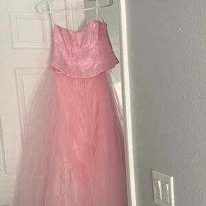 Chic Pink Formal Gown